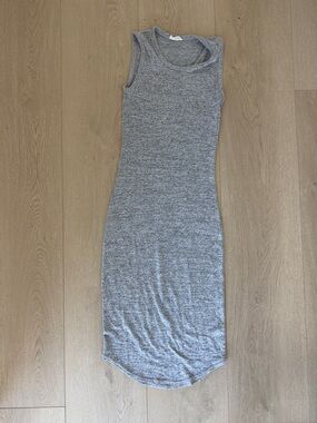 Wilfred Gray Sleeveless Maxi Tank Dress